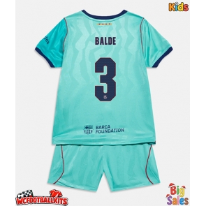 Barcelona Alejandro Balde #3 Replica Third Stadium Kit for Kids 2026-27 Short Sleeve (+ pants)